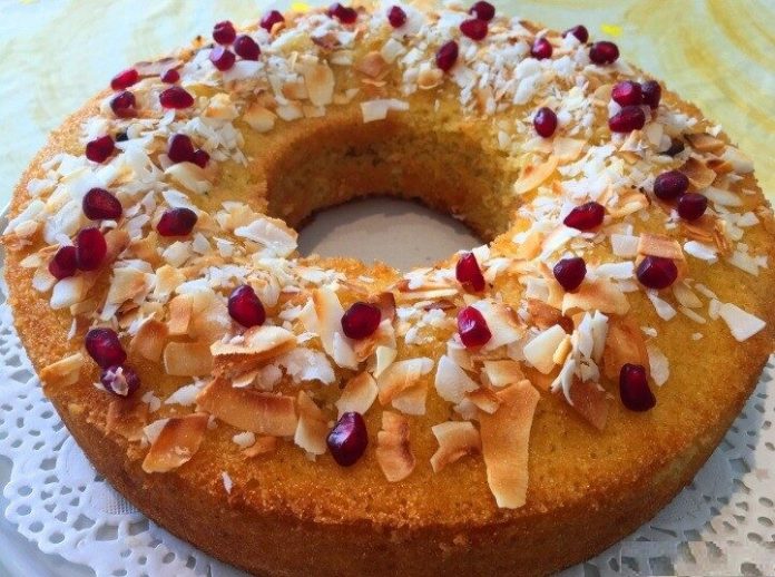 Delectable Coconut and Cardamom Cake