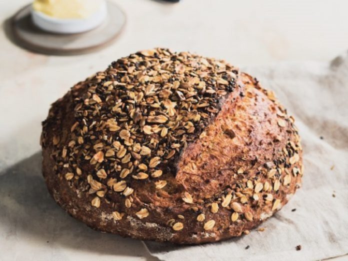 Healthy Multigrain Bread Made Without Kneading
