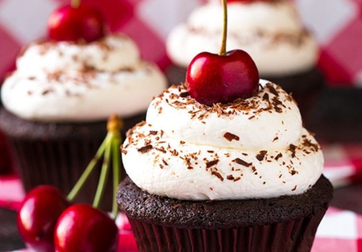 Delightful Black Forest Cupcakes