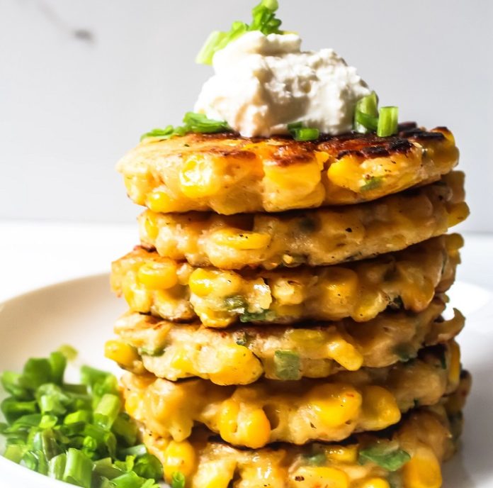 Delectable Cheesy Sweet Corn Fritters