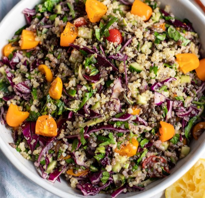 Delectable Lentil and Quinoa Salad