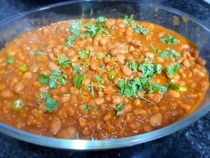 Delicious Twist Curried Samp and Beans