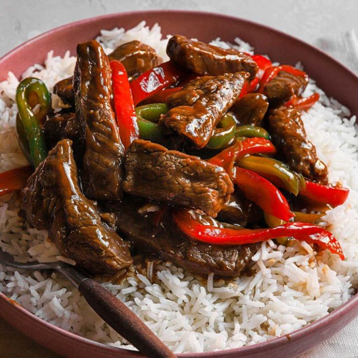 Quick and Simple Pepper Steak Stir Fry