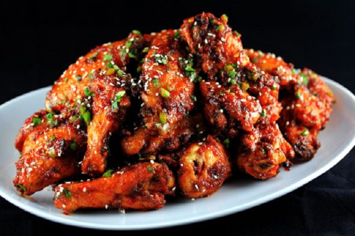 Fiery Chicken Wings With a hint of sweetness